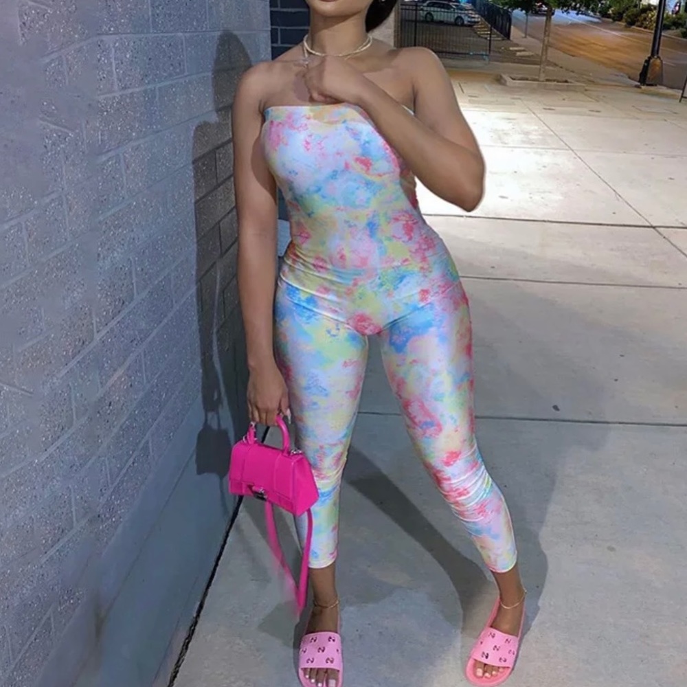 Cotton Candy Colored Jumpsuit